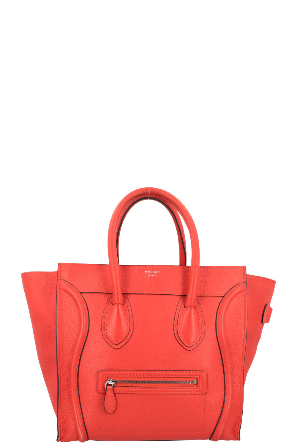 CÉLINE Mini Luggage Coral