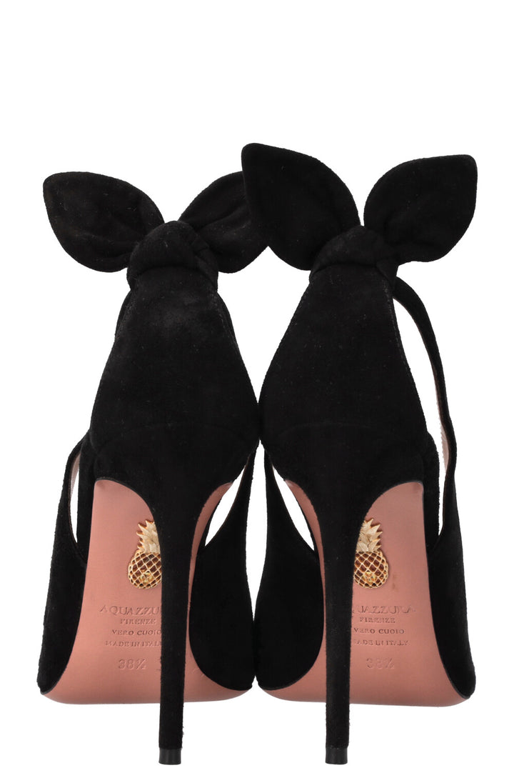 AQUAZZURA Bow Tie Pumps Black