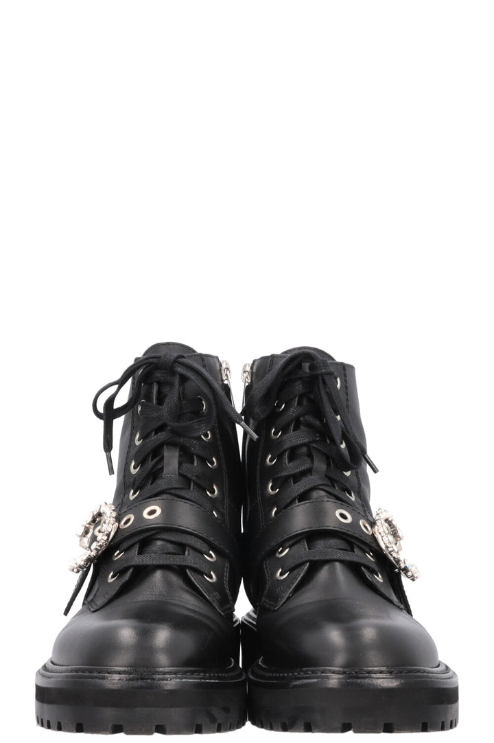 JIMMY CHOO Cora Ankle Boots Black