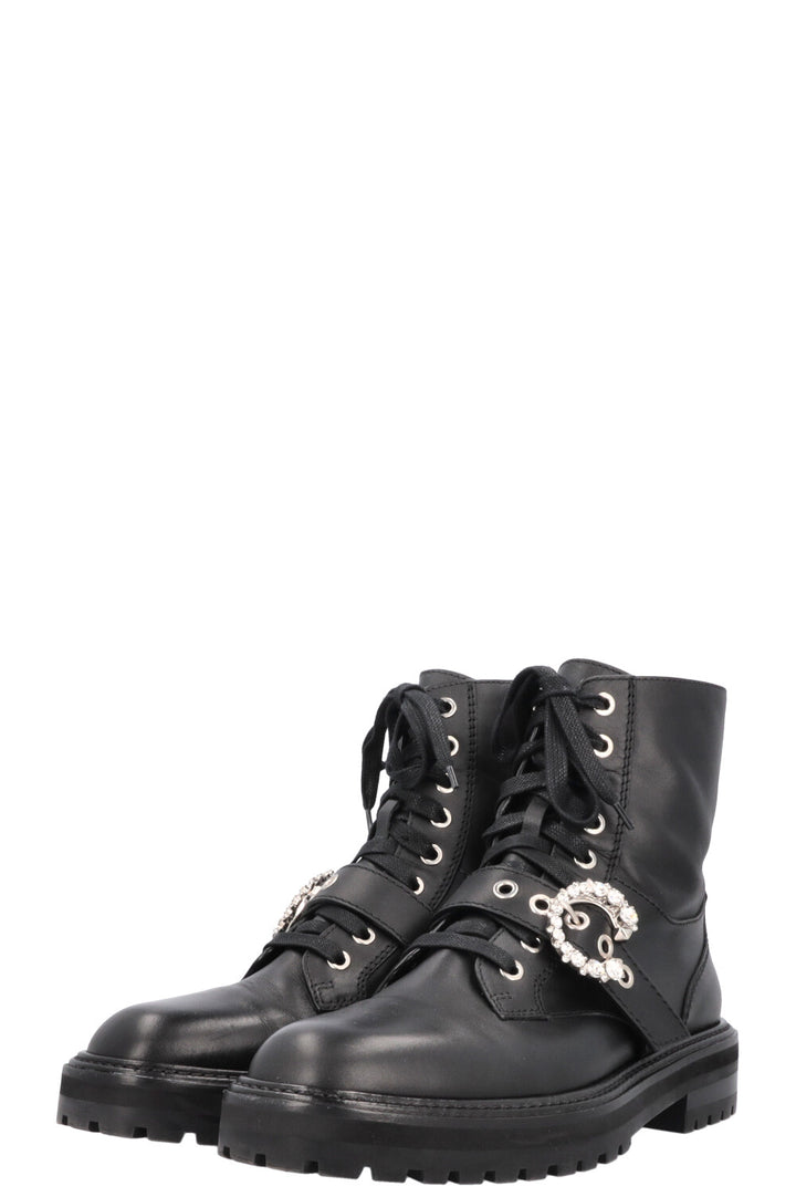 JIMMY CHOO Cora Ankle Boots Black