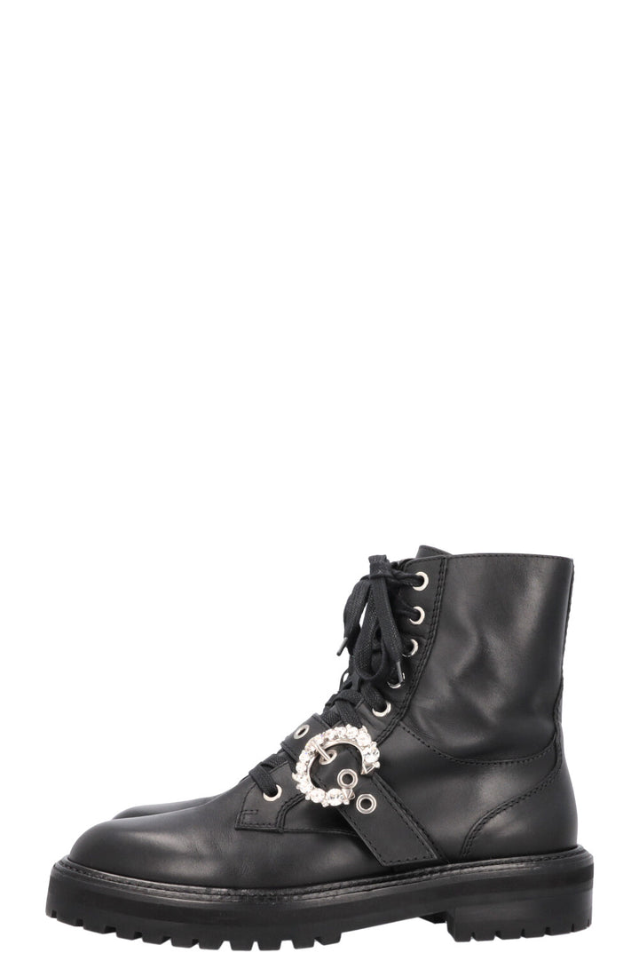 JIMMY CHOO Cora Ankle Boots Black