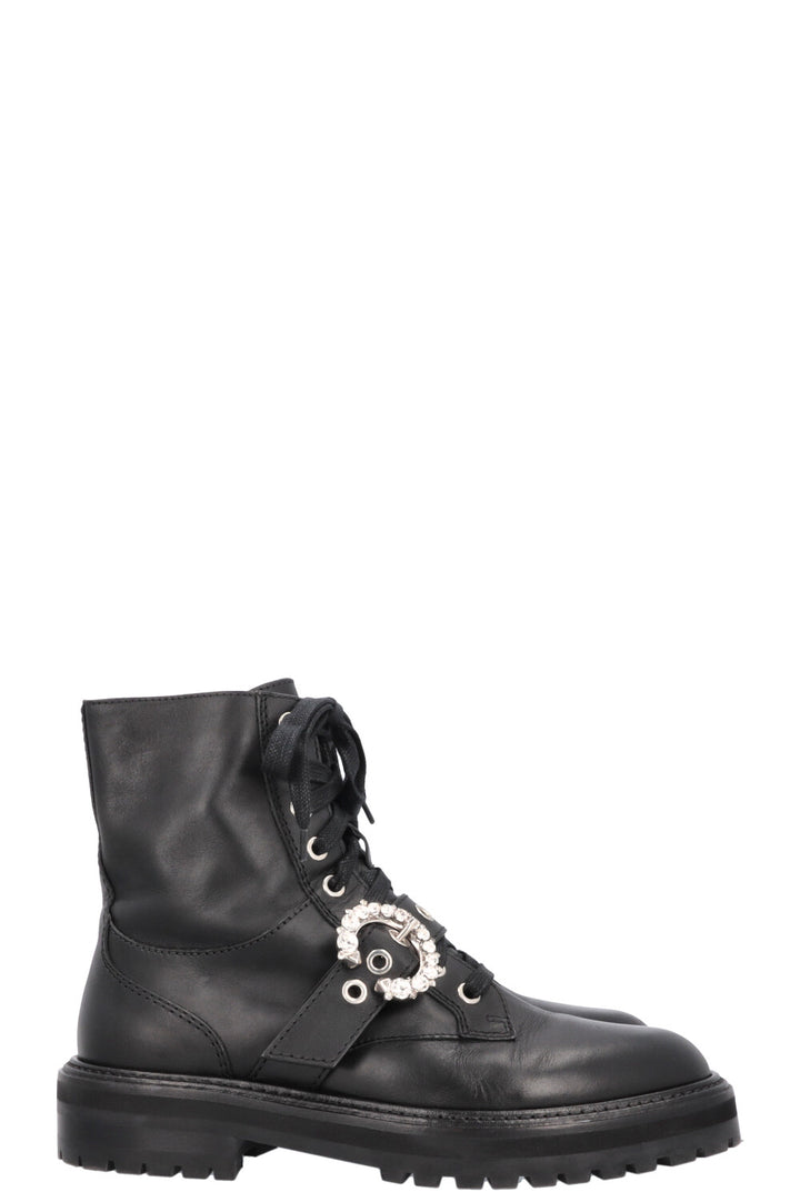 JIMMY CHOO Cora Ankle Boots Black