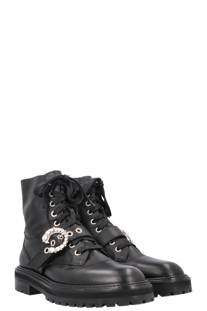 JIMMY CHOO Cora Ankle Boots Black