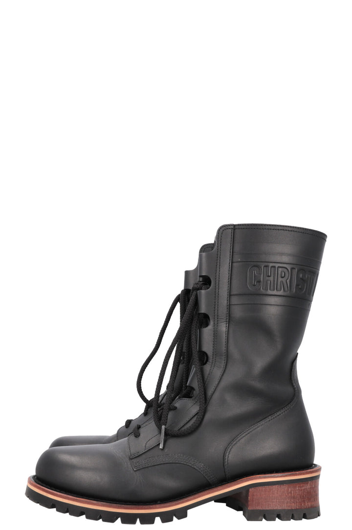 CHRISTIAN DIOR Quest Boots Leather Black