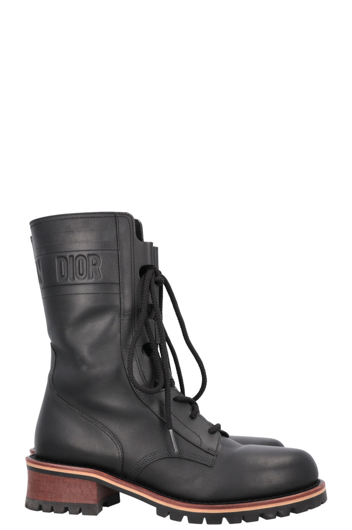 CHRISTIAN DIOR Quest Boots Leather Black