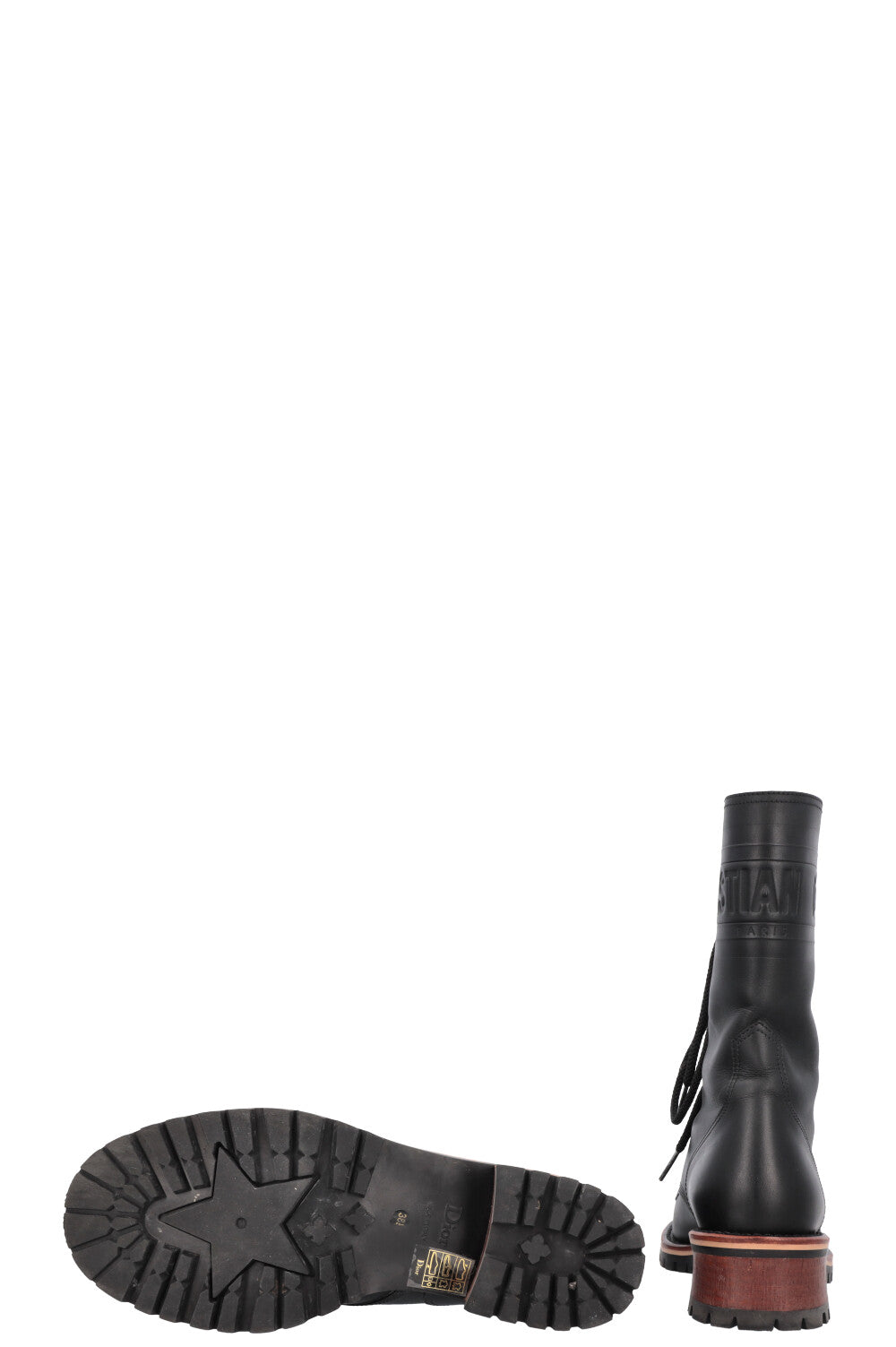 CHRISTIAN DIOR Quest Boots Leather Black