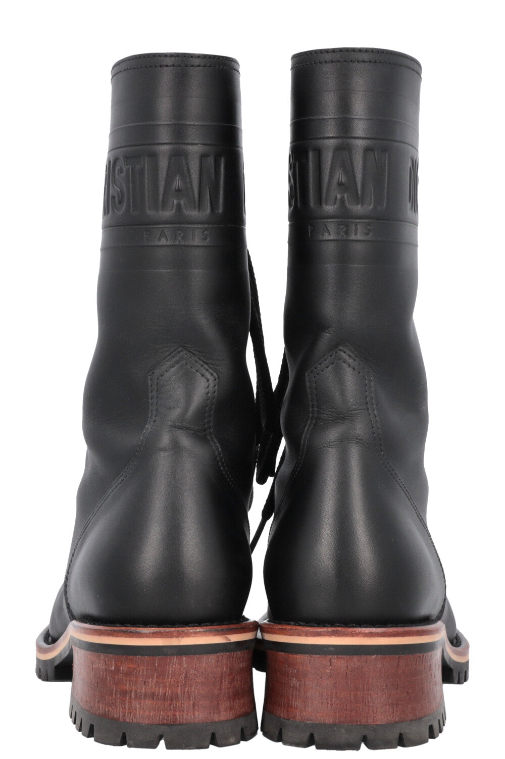 CHRISTIAN DIOR Quest Boots Leather Black