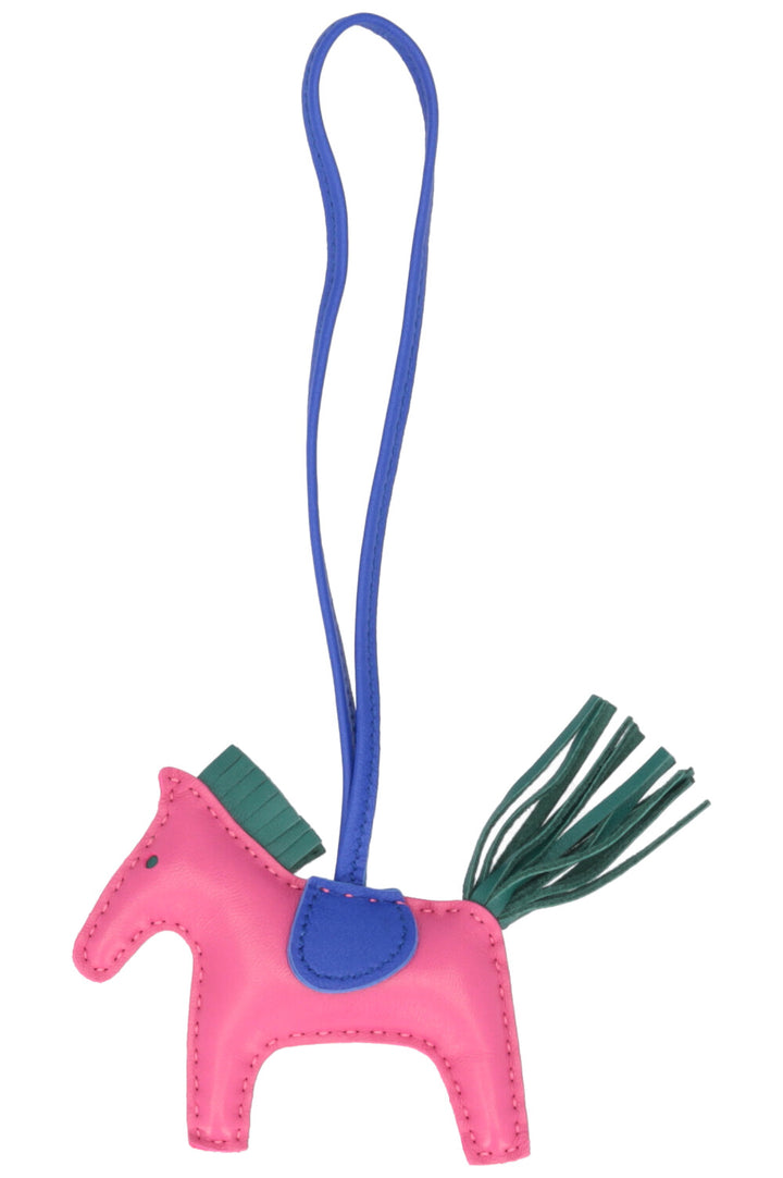 HERMÈS Rodeo PM Tricolor Fuchsia Blue Petrol