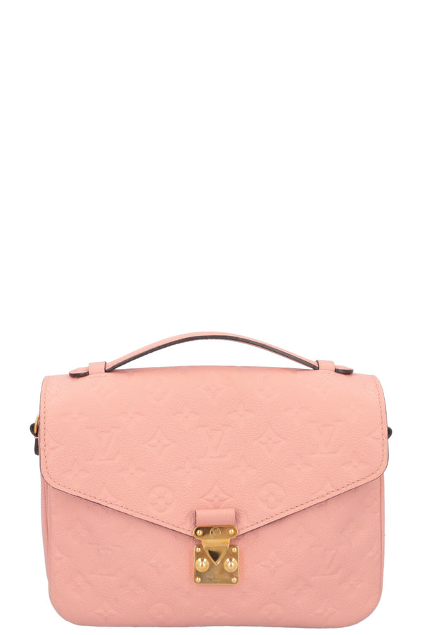 LOUIS VUITTON Pochette Métis Empreinte Pink