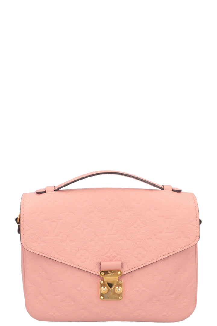 LOUIS VUITTON Pochette Métis Empreinte Pink