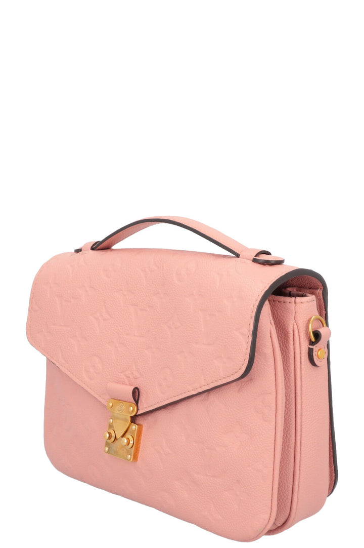 LOUIS VUITTON Pochette Métis Empreinte Pink