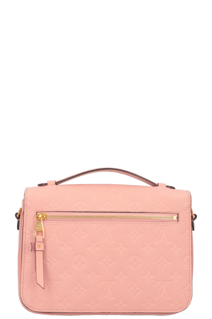 LOUIS VUITTON Pochette Métis Empreinte Pink