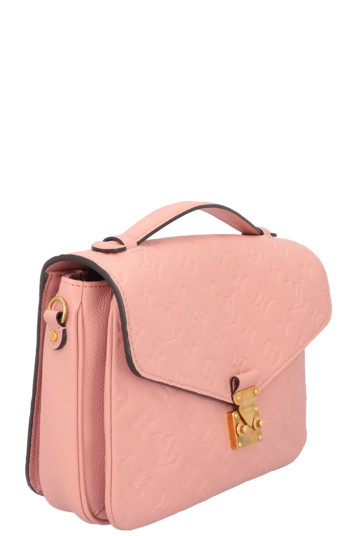 LOUIS VUITTON Pochette Métis Empreinte Pink