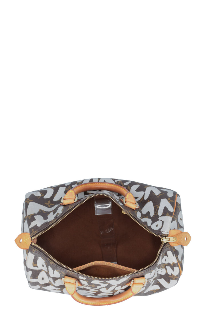 LOUIS VUITTON Speedy 30 Grafitti Stephen Sprouse Green