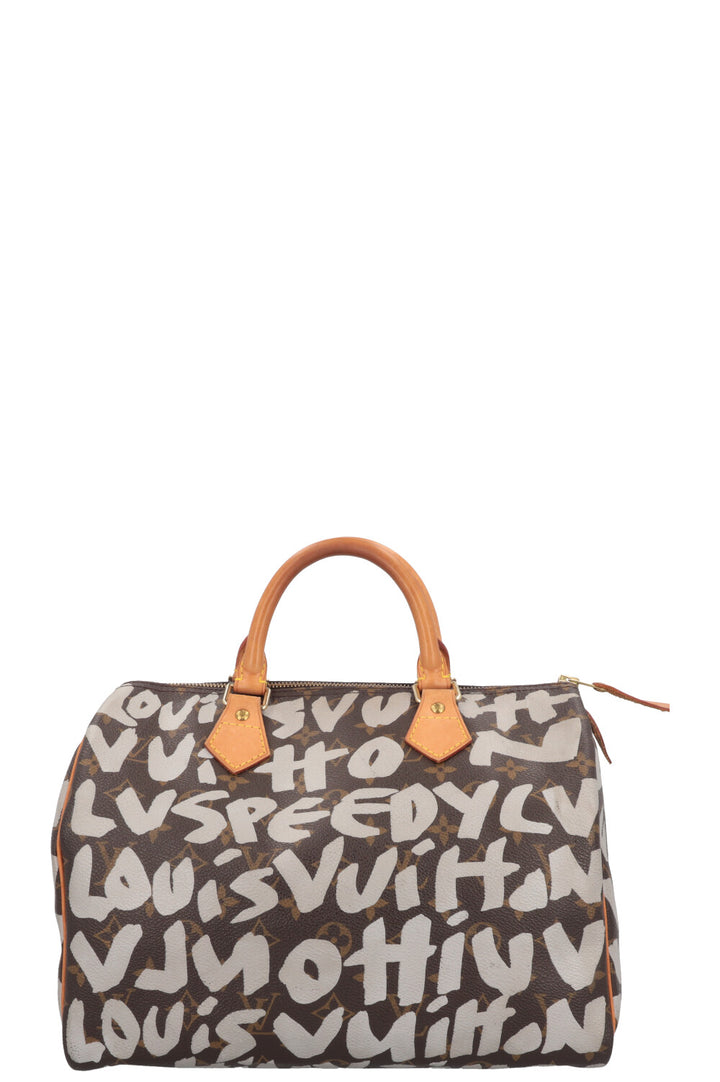 LOUIS VUITTON Speedy 30 Grafitti Stephen Sprouse Green