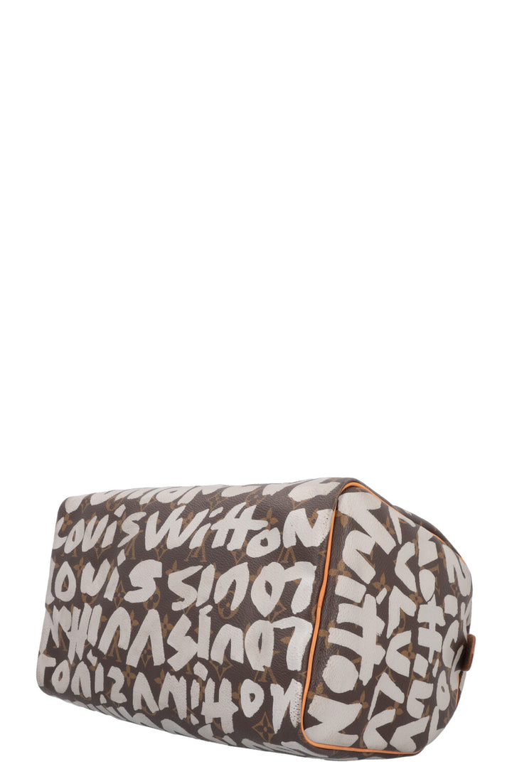 LOUIS VUITTON Speedy 30 Grafitti Stephen Sprouse Green