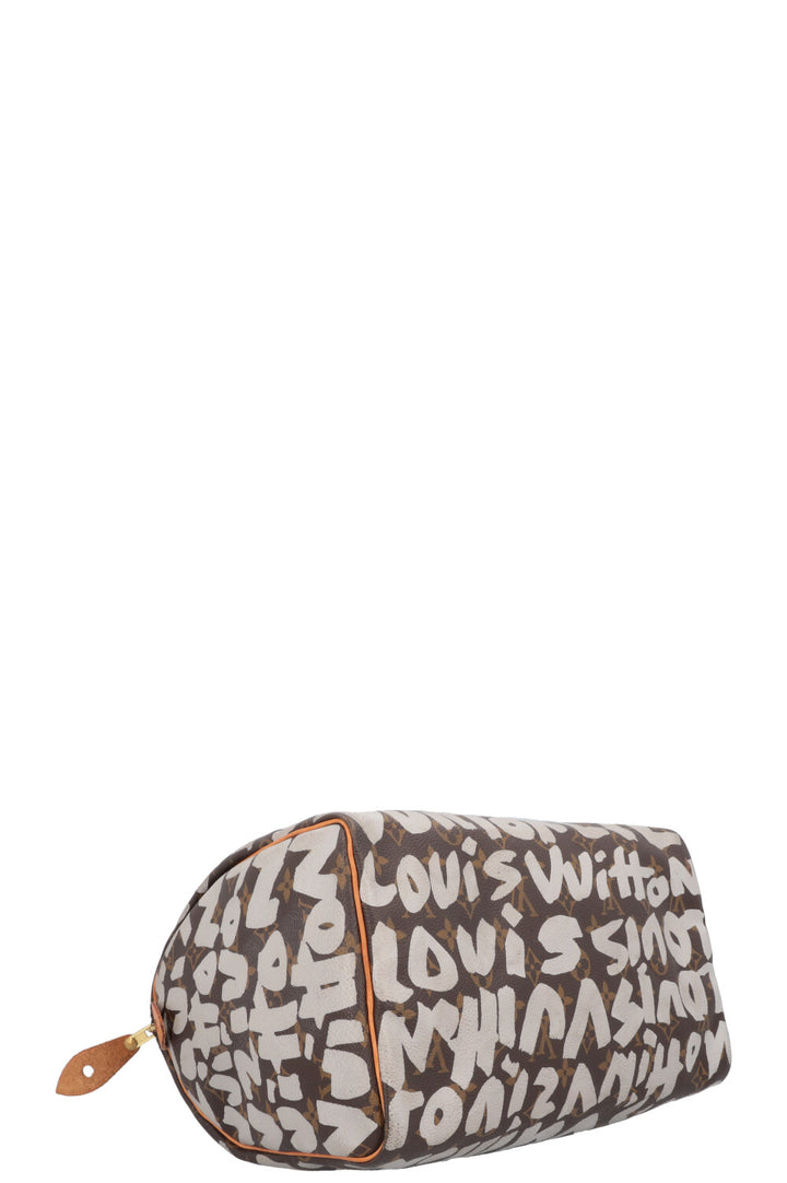 LOUIS VUITTON Speedy 30 Grafitti Stephen Sprouse Green