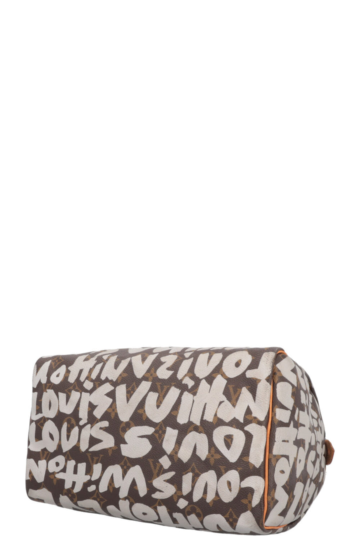 LOUIS VUITTON Speedy 30 Grafitti Stephen Sprouse Green