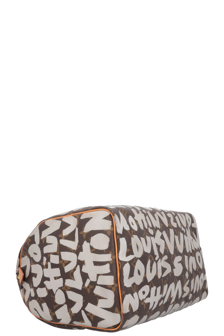 LOUIS VUITTON Speedy 30 Grafitti Stephen Sprouse Green