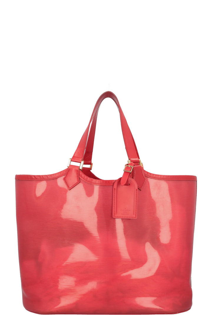 LOUIS VUITTON Plage Lagoon Bag Epi PVC Red