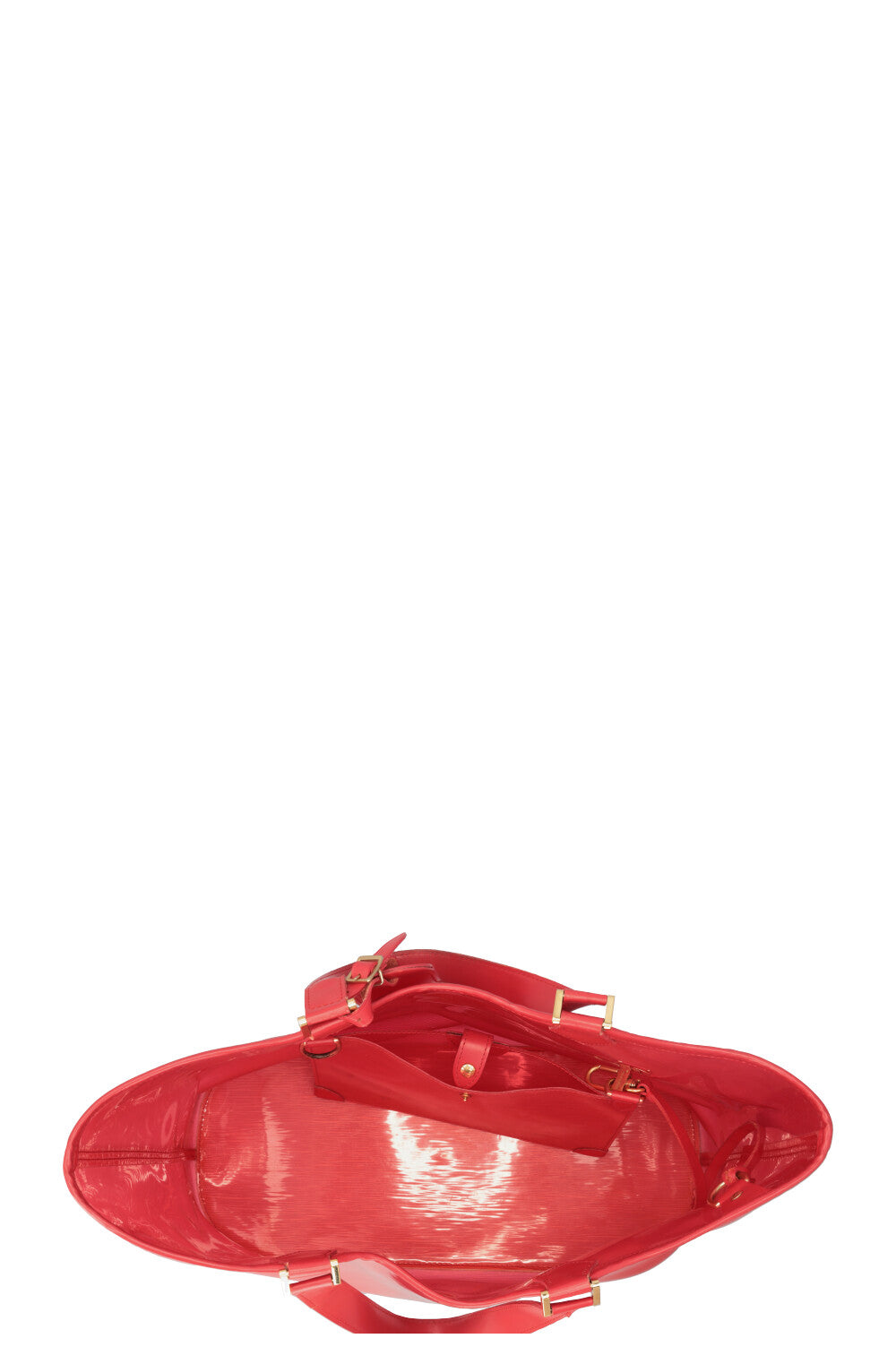 LOUIS VUITTON Plage Lagoon Bag Epi PVC Red