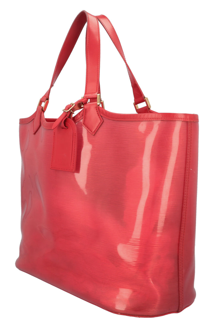 LOUIS VUITTON Plage Lagoon Bag Epi PVC Red