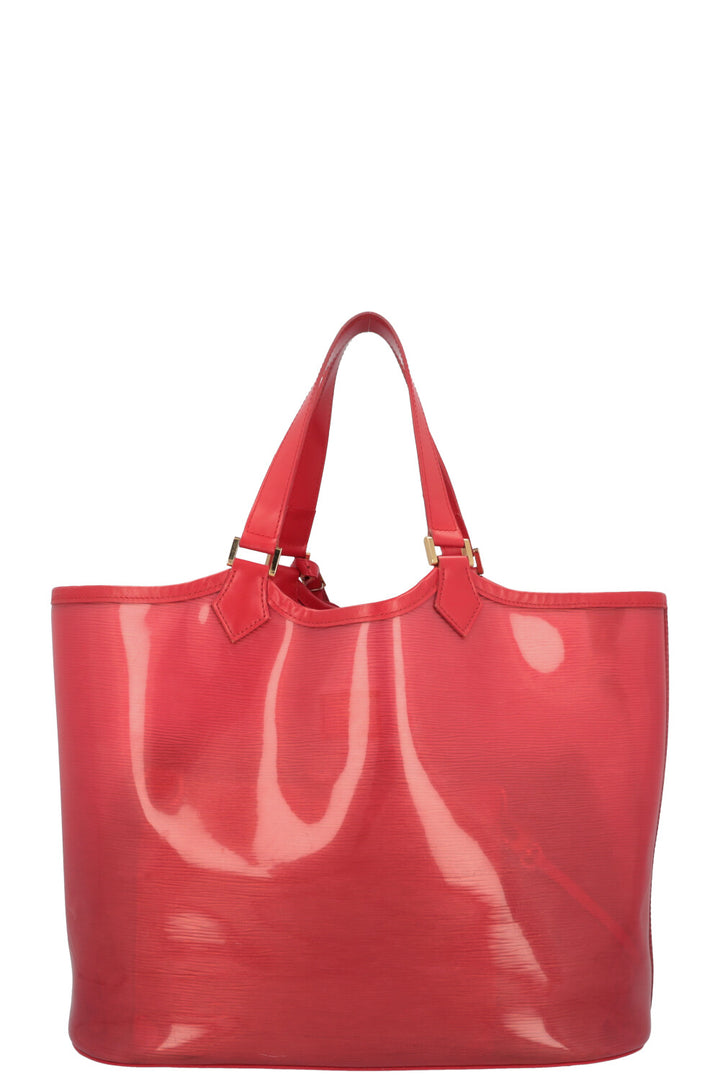 LOUIS VUITTON Plage Lagoon Bag Epi PVC Red