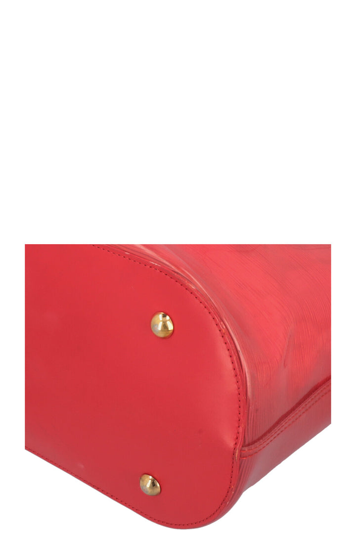 LOUIS VUITTON Plage Lagoon Bag Epi PVC Red