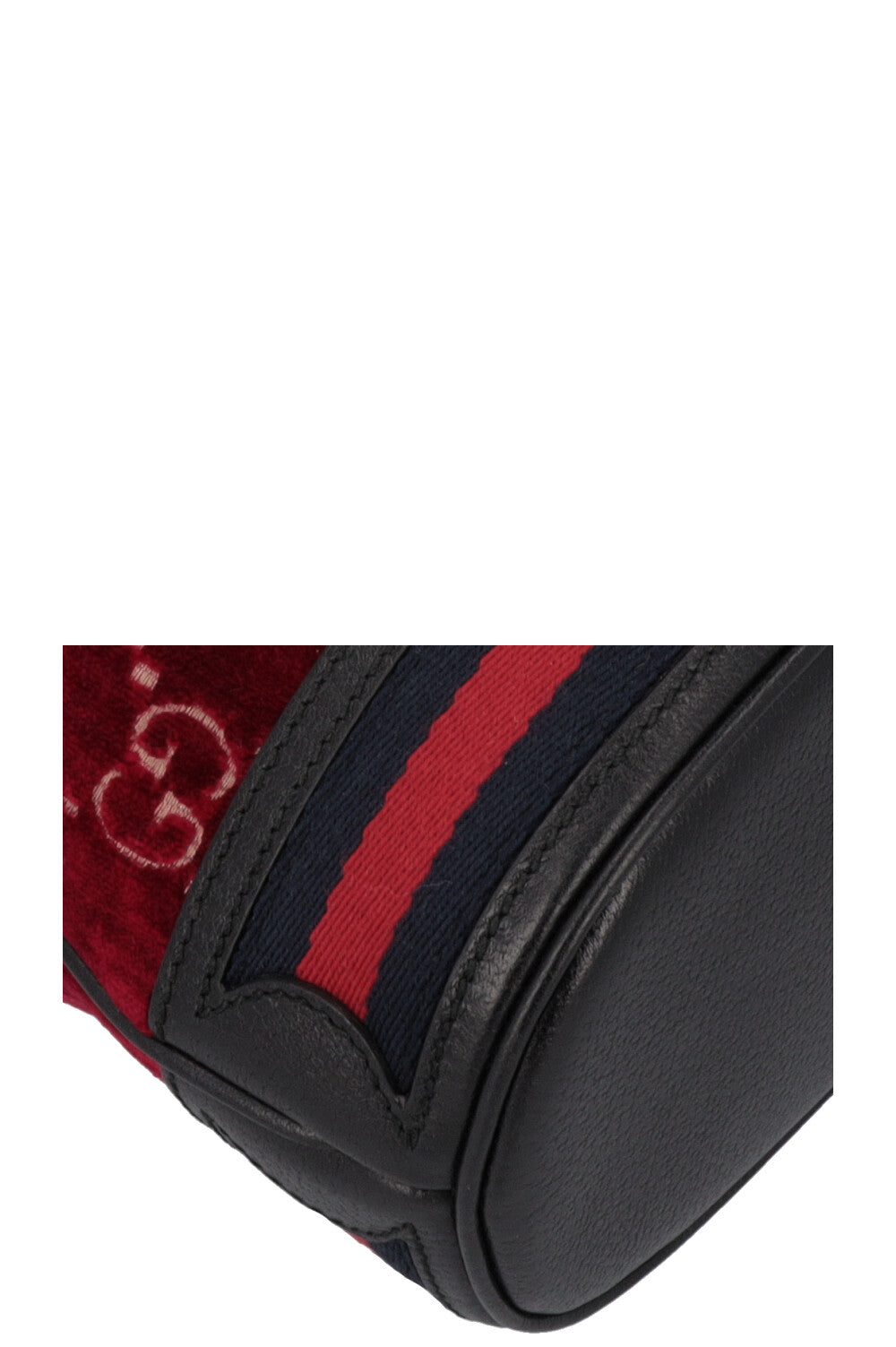 GUCCI Supreme GG Sac Seau Velours Rouge