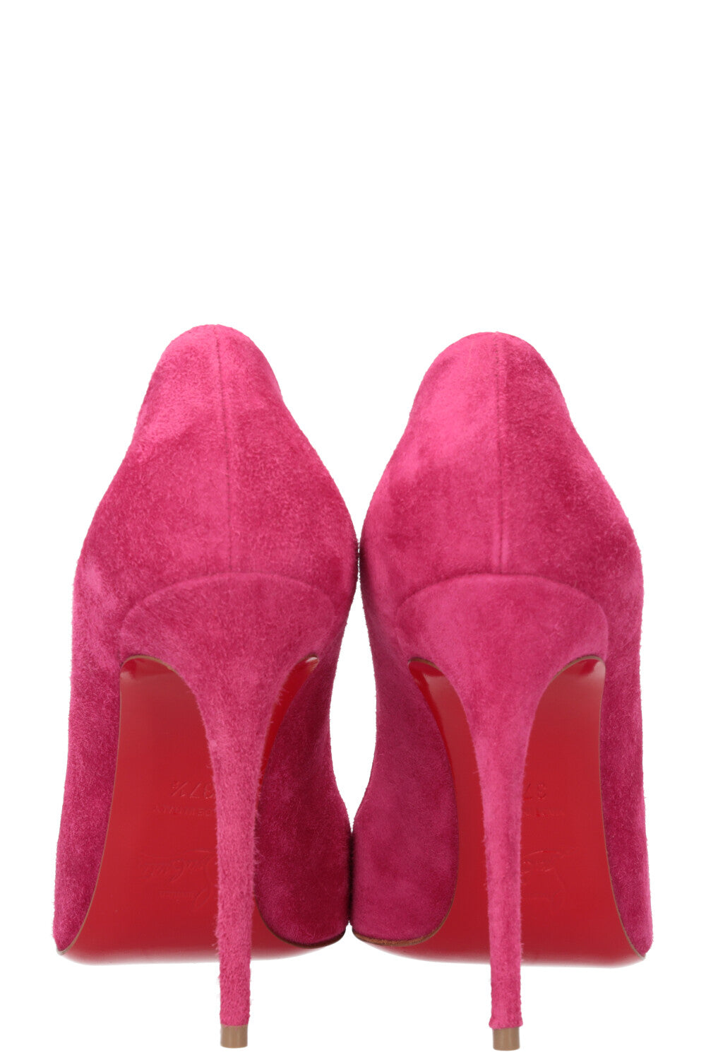 CHRISTIAN LOUBOUTIN So Kate Heels Pink Suede – REAWAKE