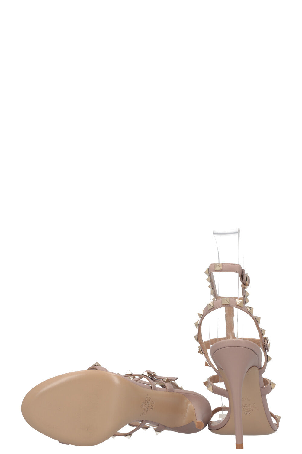 VALENTINO Rockstud Heels Nude