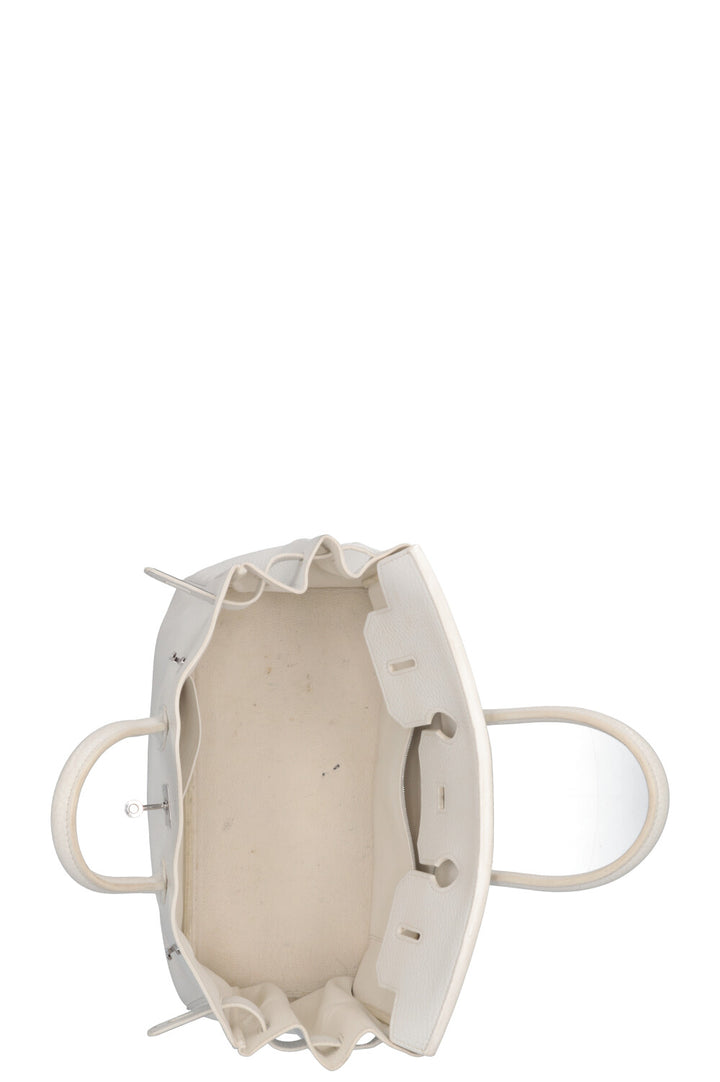 HERMÈS Birkin 35 Clemence White