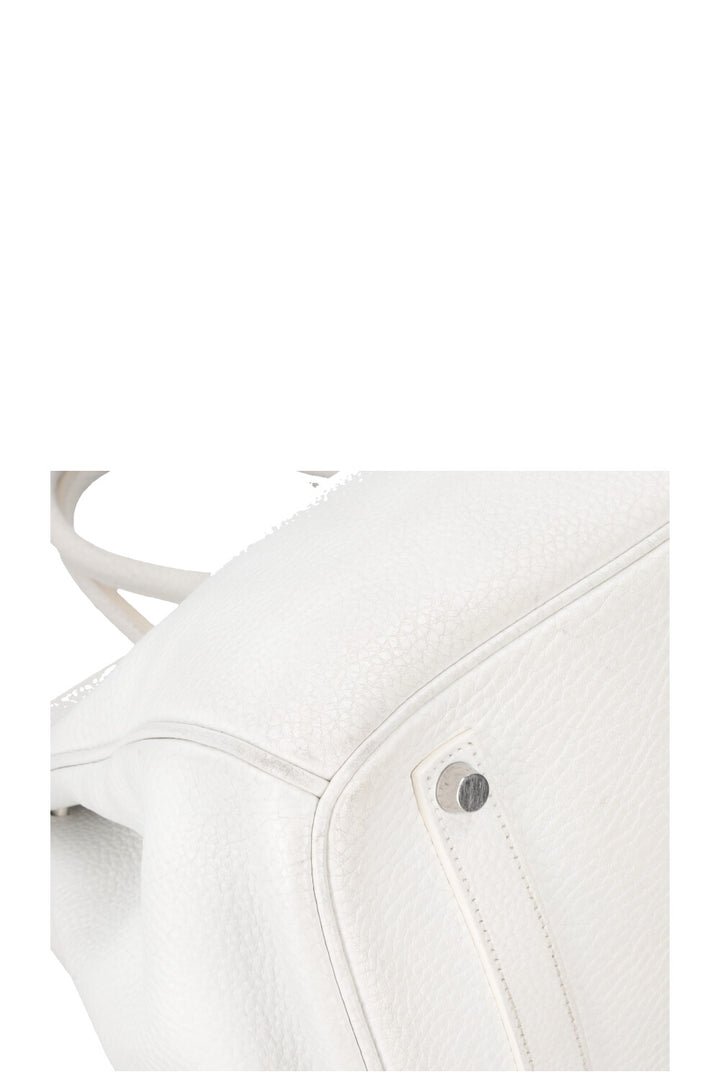 HERMÈS Birkin 35 Clemence White