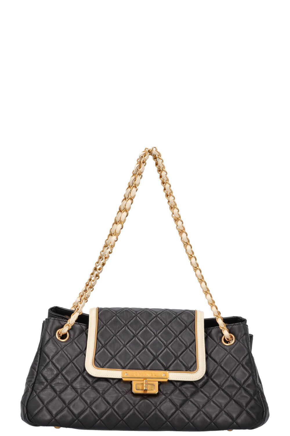 CHANEL East West Mademoiselle Accordion Shoulder Bag