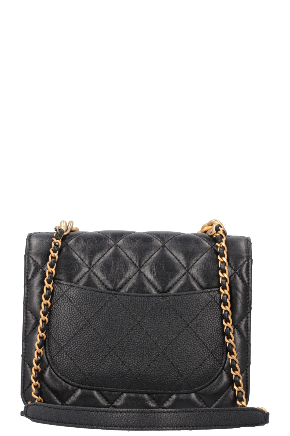 CHANEL Chain Handle Crossbody Bag Black – REAWAKE