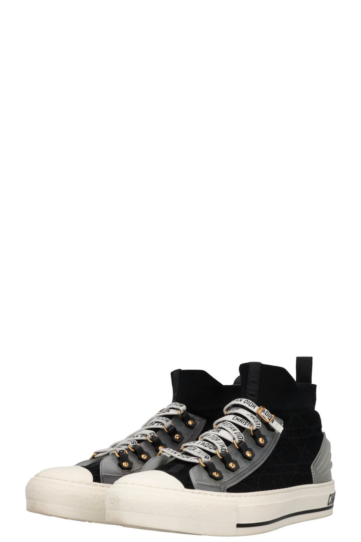 CHRISTIAN DIOR Walk'N'Dior Sneakers Black Mesh Rubber