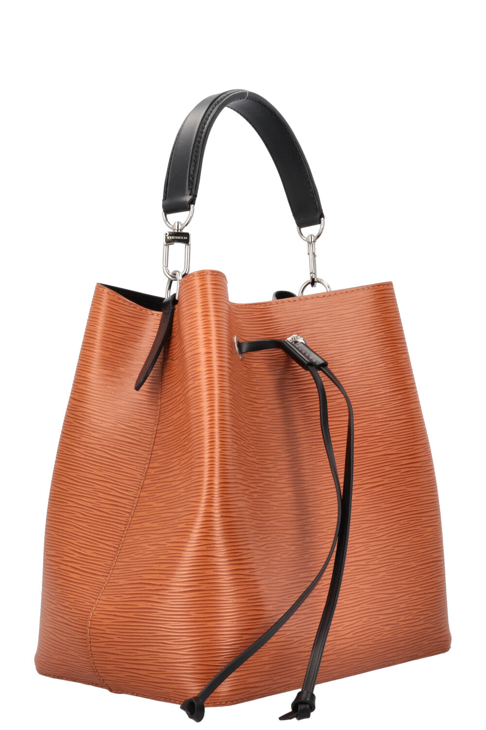 Leather Sacoche Lv Noir Orange LOUIS VUITTON Néo Néo Sac Epi MM