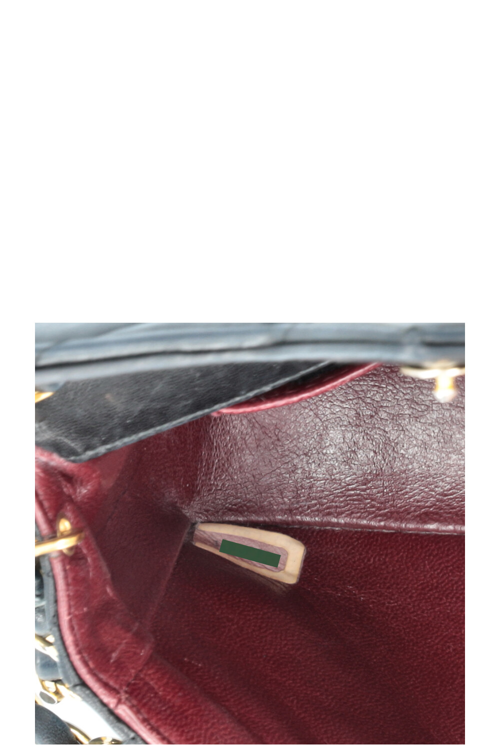 CHANEL Vintage Flap Bag Leather Black
