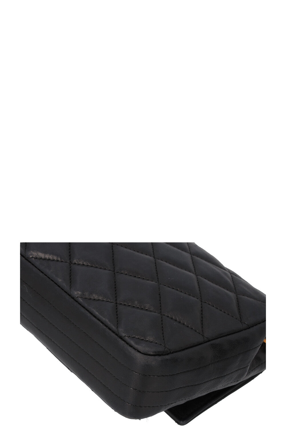 CHANEL Vintage Flap Bag Leather Black