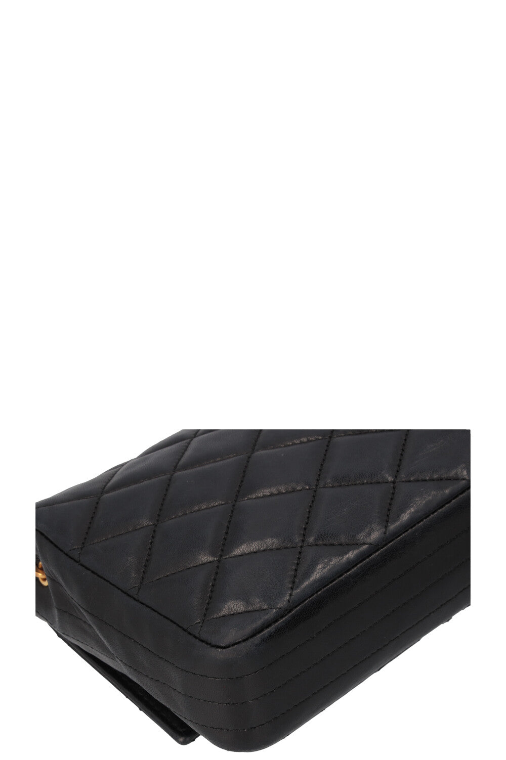 CHANEL Vintage Flap Bag Leather Black