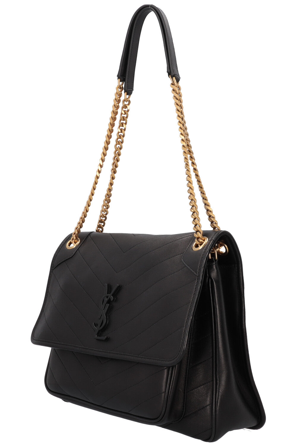SAINT LAURENT Niki Medium Bag Leather Black – REAWAKE