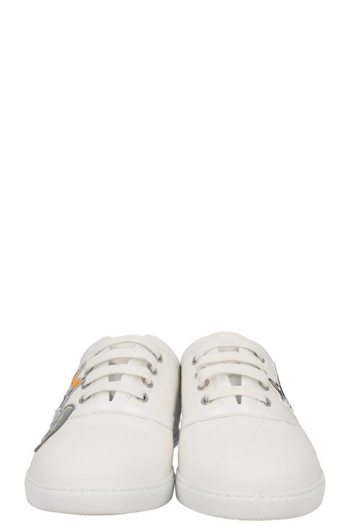 HERMÈS  Innocent Sneaker Patch Canvas White
