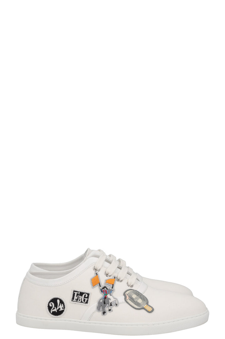 HERMÈS  Innocent Sneaker Patch Canvas White
