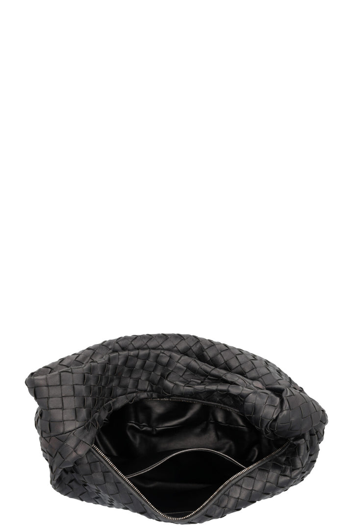 BOTTEGA VENETA Small Jodie Knot Bag Intrecciato Black