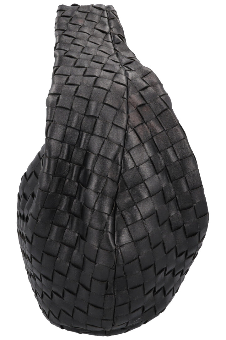 BOTTEGA VENETA Small Jodie Knot Bag Intrecciato Black