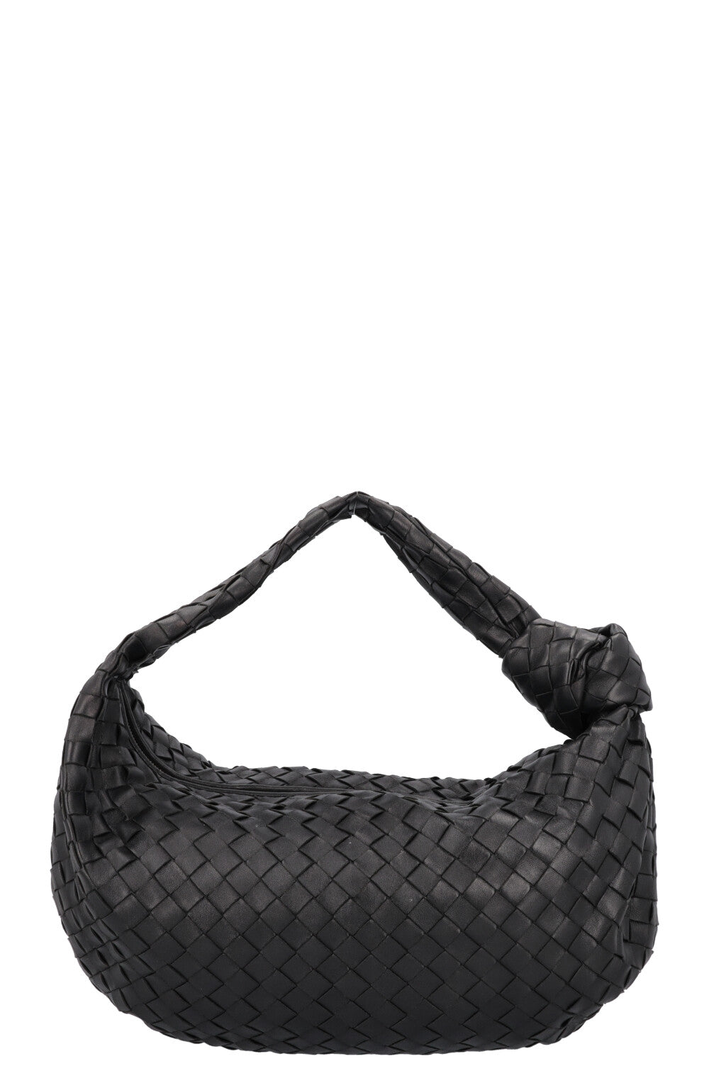BOTTEGA VENETA Small Jodie Knot Bag Intrecciato Black