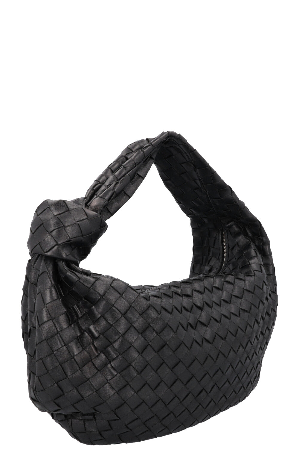 BOTTEGA VENETA Small Jodie Knot Bag Intrecciato Black