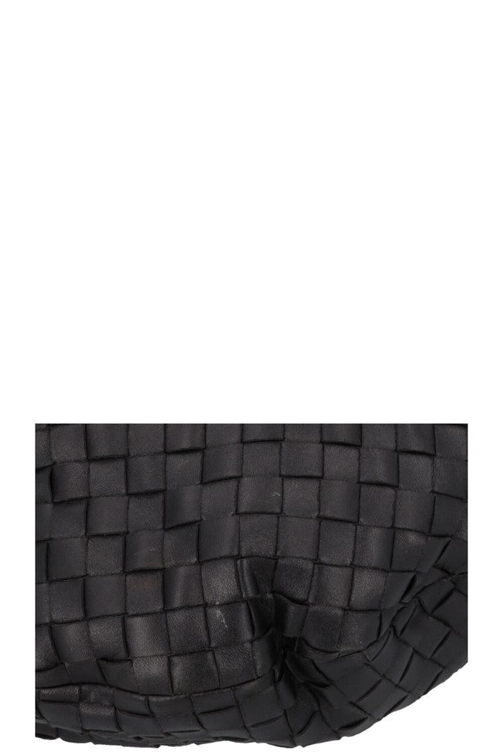 BOTTEGA VENETA Small Jodie Knot Bag Intrecciato Black