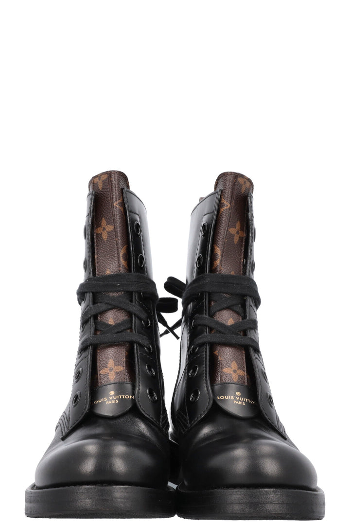 LOUIS VUITTON Metropolis Ranger Boots Black MNG