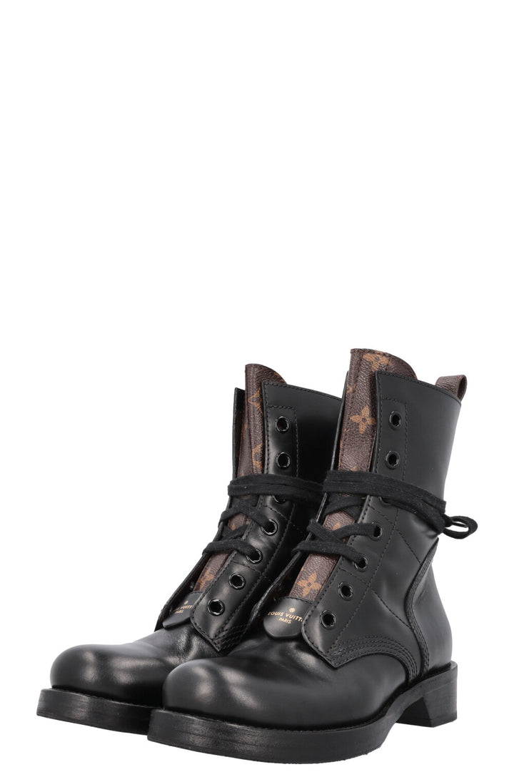 LOUIS VUITTON Metropolis Ranger Boots Black MNG
